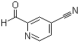 结构式 CAS# 116308-38-4, 2-甲酰基吡啶-4-甲腈