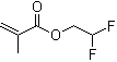 结构式 CAS# 116355-49-8, 2-甲基-2-丙烯酸 2,2-二氟乙酯
