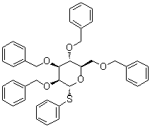 structure of CAS# 116501-53-2, Phenyl 2,3,4,6-tetrakis-O-(phenylmethyl)-1-thio-alpha-D-mannopyranoside