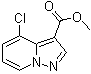结构式 CAS# 1167056-15-6, 4-氯吡唑并[1,5-a]吡啶-3-羧酸甲酯
