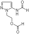 structure of CAS# 116856-18-9, 5-Formamide-1-(2-formyloxyethyl)pyrazole;N-[1-[2-(Formyloxy)ethyl]-1H-pyrazol-5-yl]formamide