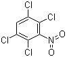 structure of CAS# 117-18-0, 2,3,5,6-Tetrachloro-1-nitrobenzene;Folosan; Folosan DB 905; Fusarex; Myfusan; NSC 10235; Napotate; Nebulin; TCNB; TCNB (pesticide); Tecnazen; Tecnazene; Tetrachloronitrobenzene