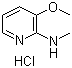结构式 CAS# 1171098-29-5, 3-甲氧基-2-(甲基氨基)吡啶盐酸盐