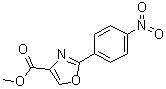 结构式 CAS# 1171126-87-6, 2-(4-硝基苯基)-1,3-恶唑-4-羧酸甲酯