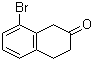 结构式 CAS# 117294-21-0, 8-溴-3,4-二氢-1H-2-萘酮