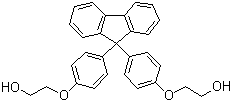 structure of CAS# 117344-32-8, Bisphenoxyethanolfluorene;4,4'-(9-Fluorenylidene)bis(2-phenoxyethanol); 9,9-Bis[4-(2-hydroxyethoxy)phenyl]fluorene; BPEF