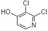 structure of CAS# 1174047-06-3, 2,3-Dichloro-4-pyridinol;2,3-Dichloropyridin-4-ol