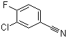 结构式 CAS# 117482-84-5, 3-氯-4-氟苯腈