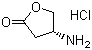 结构式 CAS# 117752-88-2, (R)-4-氨基二氢-2(3H)-呋喃酮盐酸盐