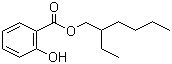 结构式 CAS# 118-60-5, 水杨酸-2-乙基己基酯; 水杨酸辛酯