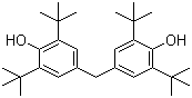 structure of CAS# 118-82-1, 4,4'-Methylenebis(2,6-di-tert-butylphenol);3,3',5,5'-Tetra-tert-butyl-4,4'-dihydroxydiphenylmethane; Antioxidant 702