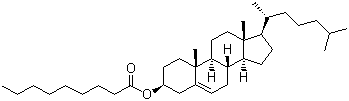结构式 CAS# 1182-66-7, 胆固醇壬酸酯