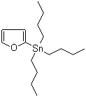 结构式 CAS# 118486-94-5, 2-(三丁基锡烷基)呋喃