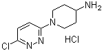 structure of CAS# 1185310-92-2, 1-(6-Chloro-3-pyridazinyl)-4-piperidinamine hydrochloride