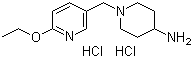 structure of CAS# 1185313-35-2, 1-[(6-Ethoxy-3-pyridinyl)methyl]-4-piperidinamine hydrochloride