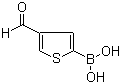 structure of CAS# 1186026-19-6, B-(4-Formyl-2-thienyl)boronic acid