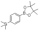 结构式 CAS# 1186026-67-4, 4-三甲基硅烷基苯硼酸频哪醇酯