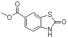结构式 CAS# 118620-99-8, 2,3-二氢-2-氧代-6-苯并噻唑羧酸甲酯