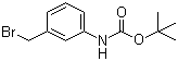 结构式 CAS# 118684-32-5, 3-(溴甲基)苯基氨基甲酸叔丁酯