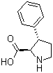 structure of CAS# 118758-50-2, trans-3-Phenyl-D-proline