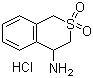structure of CAS# 1187830-61-0, 4H-Amino-1,3-dihydro-2-benzothiopyran 2,2-dioxide hydrochloride