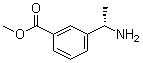 结构式 CAS# 1187927-21-4, 3-[(1S)-1-氨基乙基]苯甲酸甲酯