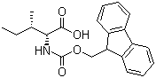 结构式 CAS# 118904-37-3, N-芴甲氧羰基-D-别异亮氨酸