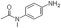 structure of CAS# 119-63-1, 4'-Amino-N-methylacetanilide;N-(4-Aminophenyl)-N-methylacetamide