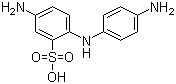 structure of CAS# 119-70-0, 5-Amino-2-[(4-aminophenyl)amino]benzenesulfonic acid;4,4'-Diamino-2-sulfodiphenylamine; 4,4'-Diaminodiphenylamine-2-sulfonic acid