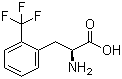 结构式 CAS# 119009-47-1, 2-三氟甲基-L-苯丙氨酸; L-2-三氟甲基苯丙氨酸