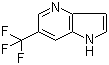 结构式 CAS# 1190311-44-4, 6-(三氟甲基)-1H-吡咯并[3,2-b]吡啶