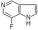 结构式 CAS# 1190315-04-8, 7-氟-1H-吡咯并[3,2-c]吡啶