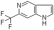 结构式 CAS# 1190315-48-0, 6-(三氟甲基)-1H-吡咯并[3,2-c]吡啶