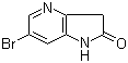 结构式 CAS# 1190319-62-0, 6-溴-4-氮杂吲哚-2-酮