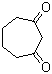 structure of CAS# 1194-18-9, 1,3-Cycloheptanedione;Cycloheptane-1,3-dione
