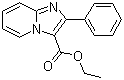 结构式 CAS# 119448-82-7, 2-苯基咪唑并[1,2-a]吡啶-3-羧酸乙酯