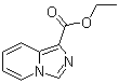 结构式 CAS# 119448-87-2, 咪唑并[1,5-a]吡啶-1-羧酸乙酯
