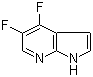 structure of CAS# 1196507-66-0, 4,5-Difluoro-1H-pyrrolo[2,3-b]pyridine