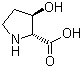 结构式 CAS# 119677-21-3, 反式-3-羟基-D-脯氨酸