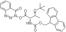 结构式 CAS# 119767-84-9, [(1S,2R)-2-叔丁氧基-1-[[(4-氧代-1,2,3-苯并三嗪-3(4H)-基)氧]羰基]丙基]氨基甲酸芴甲基酯