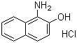 结构式 CAS# 1198-27-2, 1-氨基-2-萘酚盐酸盐