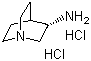 结构式 CAS# 119904-90-4, (S)-3-氨基奎宁环胺盐酸盐; (S)-3-氨基奎宁双盐酸盐