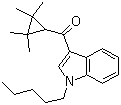 structure of CAS# 1199943-44-6, (1-Pentyl-1H-indol-3-yl)(2,2,3,3-tetramethylcyclopropyl)methanone