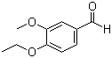 structure of CAS# 120-25-2, 4-Ethoxy-3-methoxybenzaldehyde