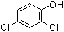 结构式 CAS# 120-83-2, 2,4-二氯酚; 2,4-二氯苯酚