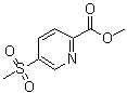 structure of CAS# 1201326-81-9, 5-(Methylsulfonyl)-2-pyridinecarboxylic acid methyl ester