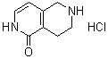 structure of CAS# 1201785-01-4, 5,6,7,8-Tetrahydro-2,6-naphthyridin-1(2H)-one hydrochloride (1:1)