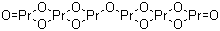 structure of CAS# 12037-29-5, Praseodymium oxide;Praseodymium(III,IV) oxide