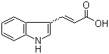 structure of CAS# 1204-06-4, 3-Indoleacrylic acid;3-(1-H-Indol-3-yl)-2-propenoic acid
