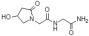 结构式 CAS# 120428-80-0, N-(2-氨基-2-氧代乙基)-4-羟基-2-氧代-1-吡咯烷乙酰胺